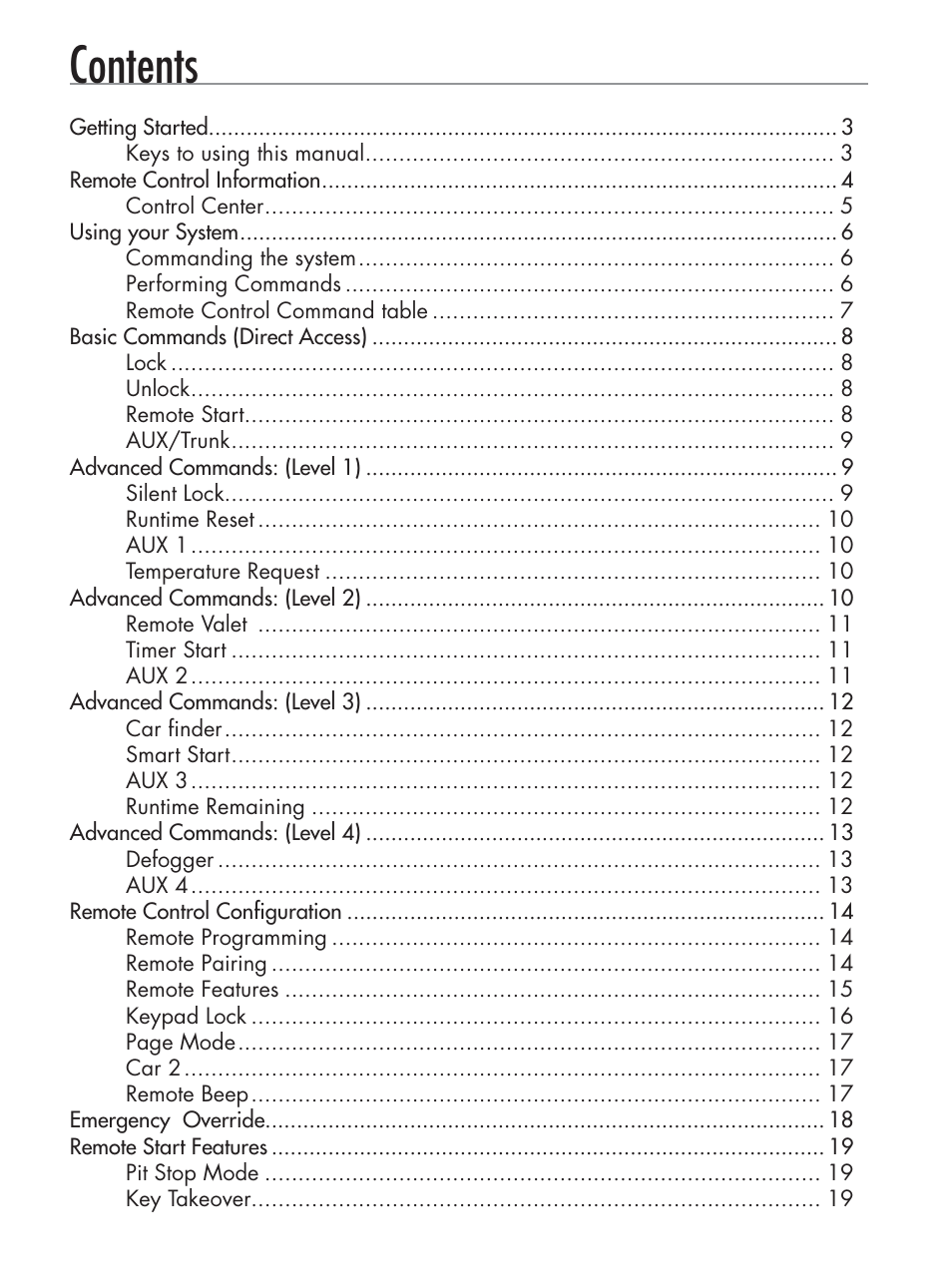 CLIFFORD 420.4X User Manual | Page 4 / 40