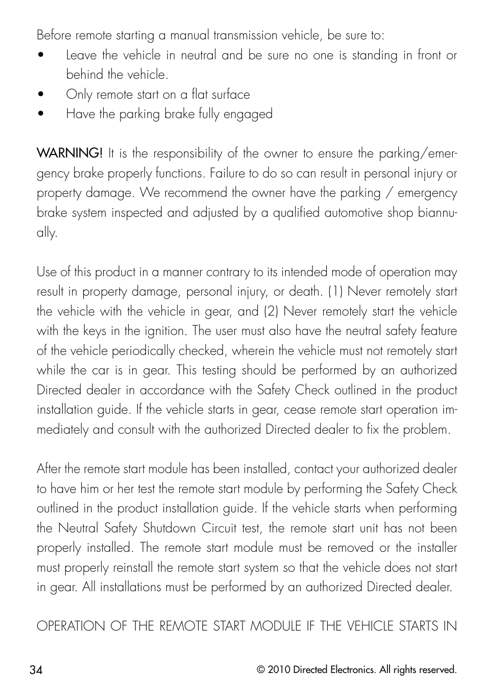 CLIFFORD Security System 510.4X User Manual | Page 37 / 41