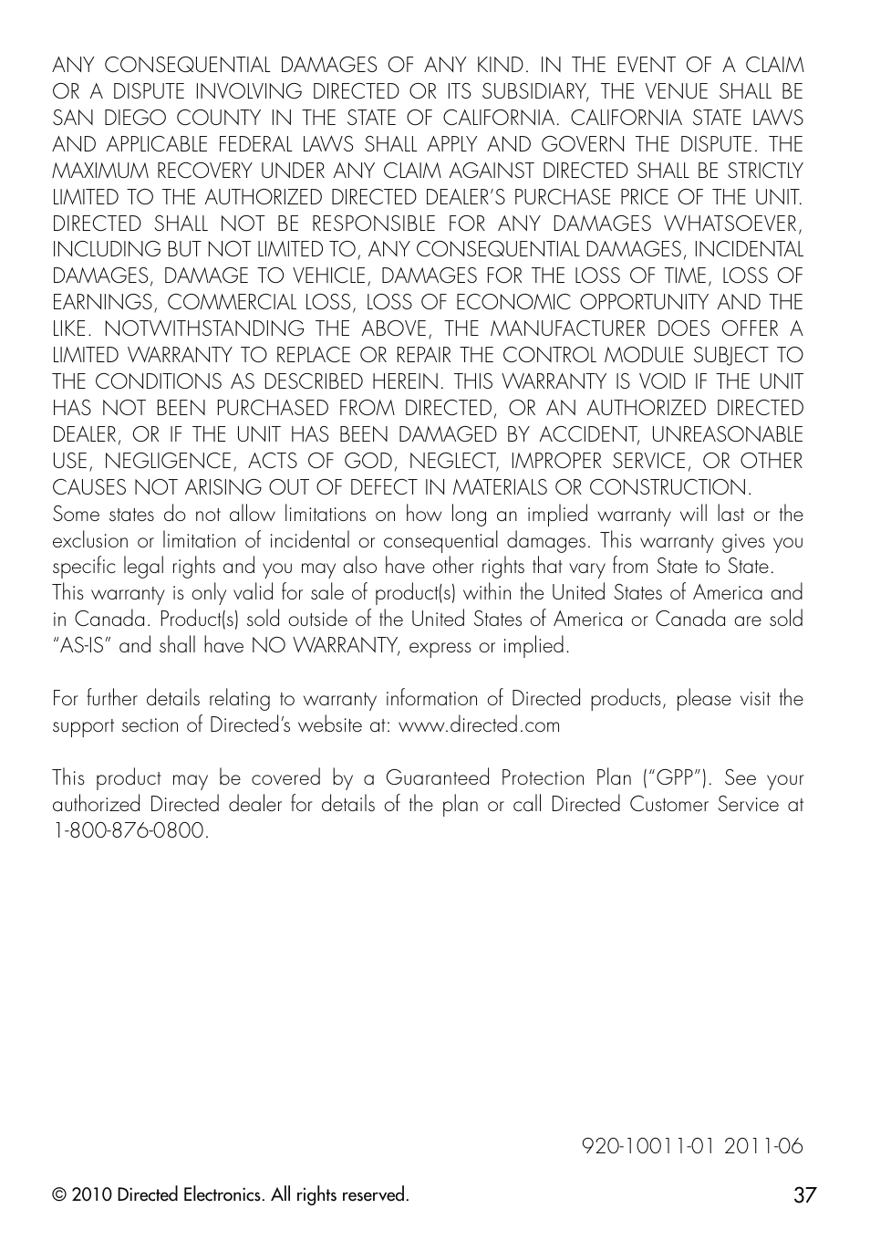 CLIFFORD Security System 510.4X User Manual | Page 40 / 41
