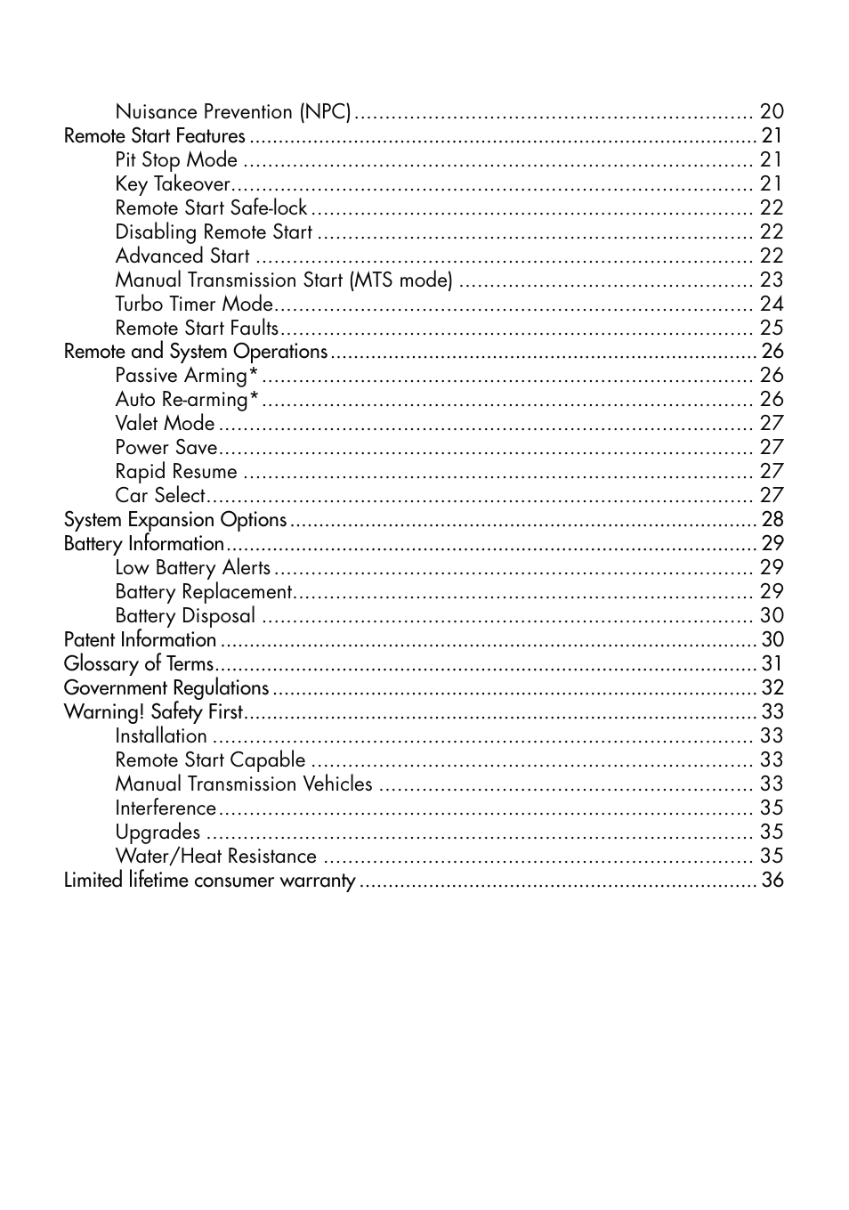 CLIFFORD Security System 510.4X User Manual | Page 5 / 41