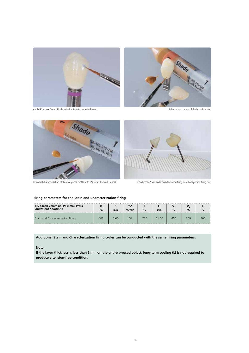 Ivoclar Vivadent IPS e.max Press Abutment Solutions v.2 User Manual | Page 26 / 56