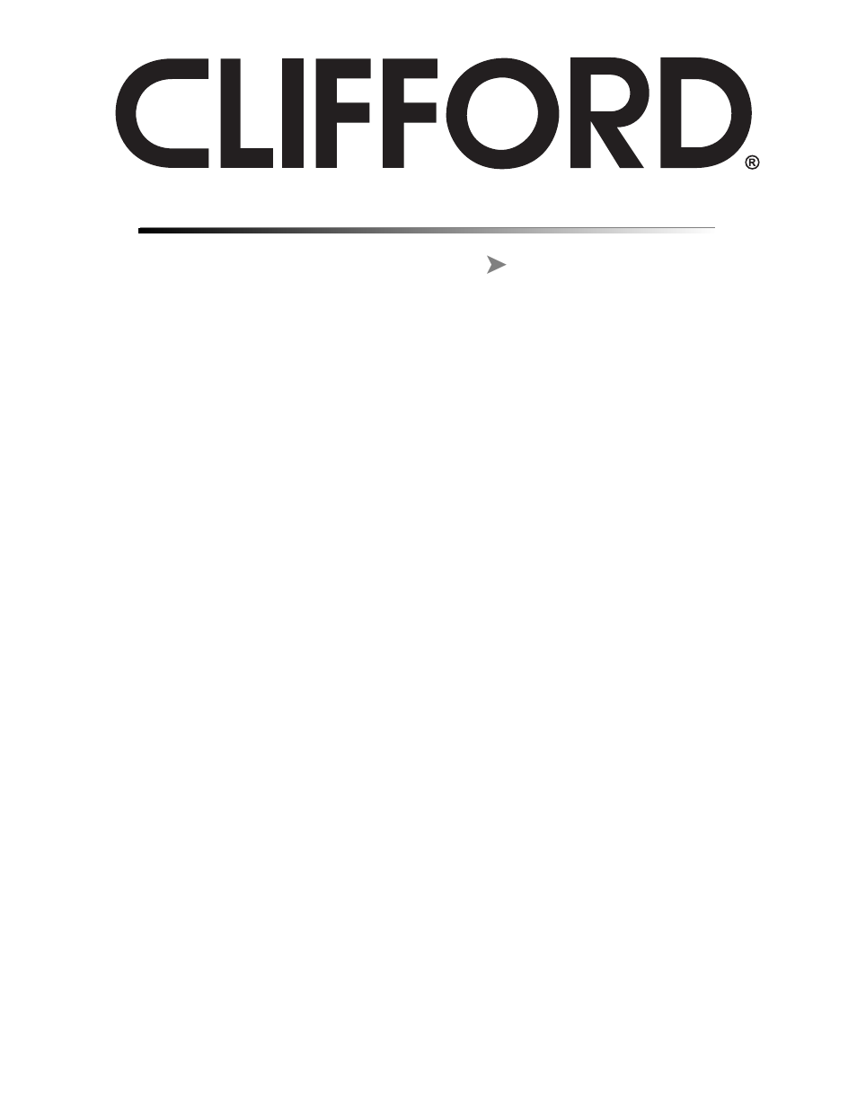 CLIFFORD RSX3.2 User Manual | 52 pages