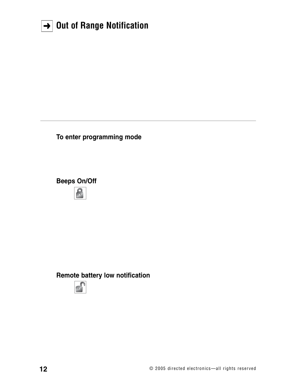 Pprro og grra am mm miin ng g rre em mo otte e | CLIFFORD RSX3.2 User Manual | Page 15 / 52