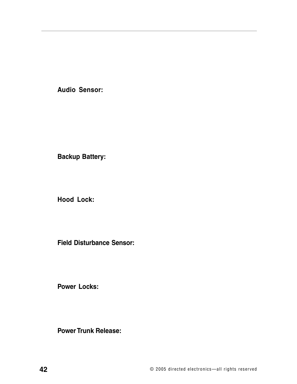 CLIFFORD RSX3.2 User Manual | Page 45 / 52