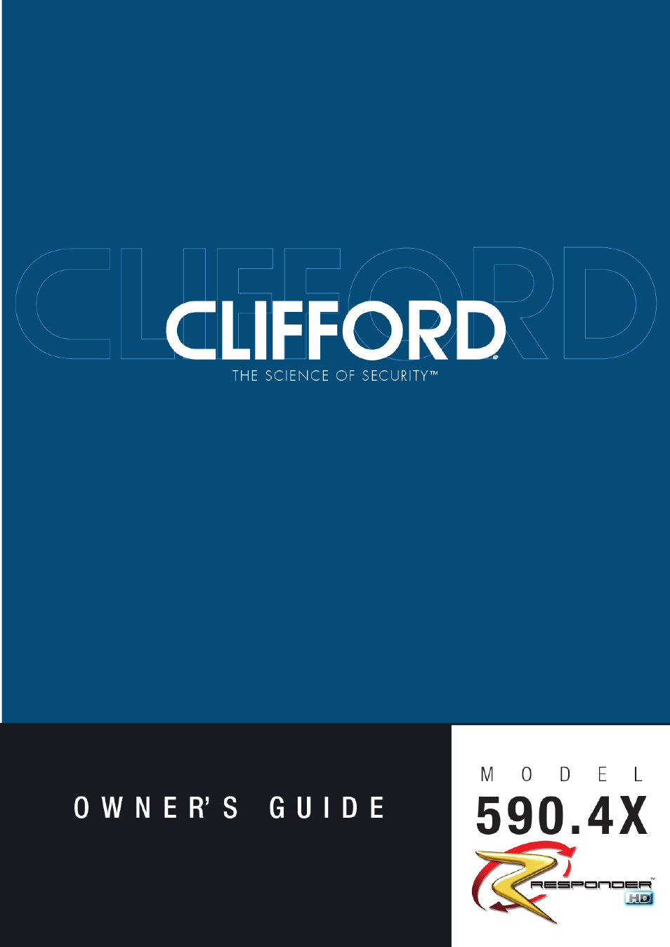 CLIFFORD 590.4X User Manual | 69 pages