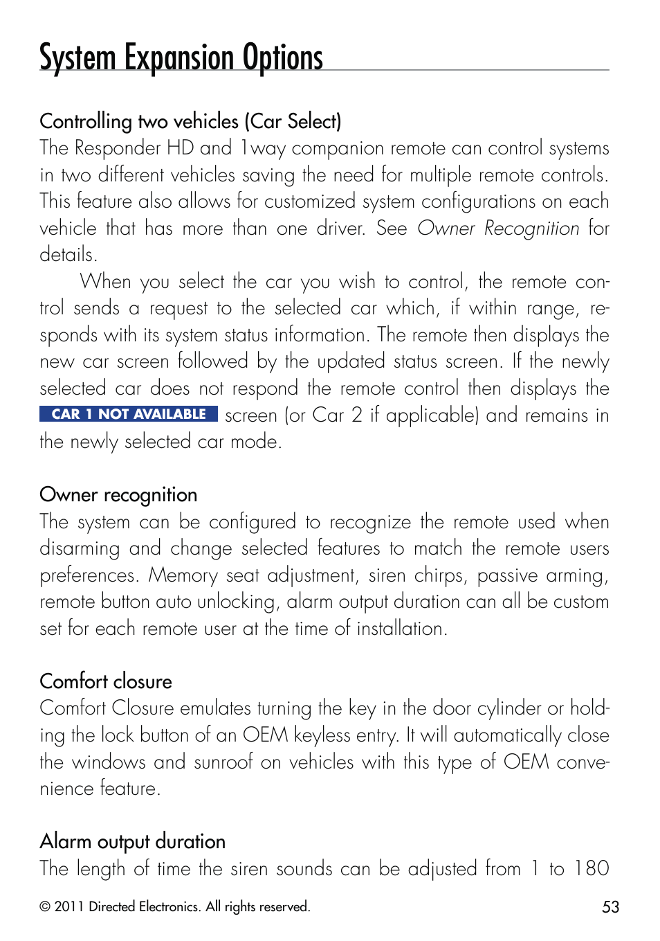 System expansion options | CLIFFORD 590.4X User Manual | Page 56 / 69