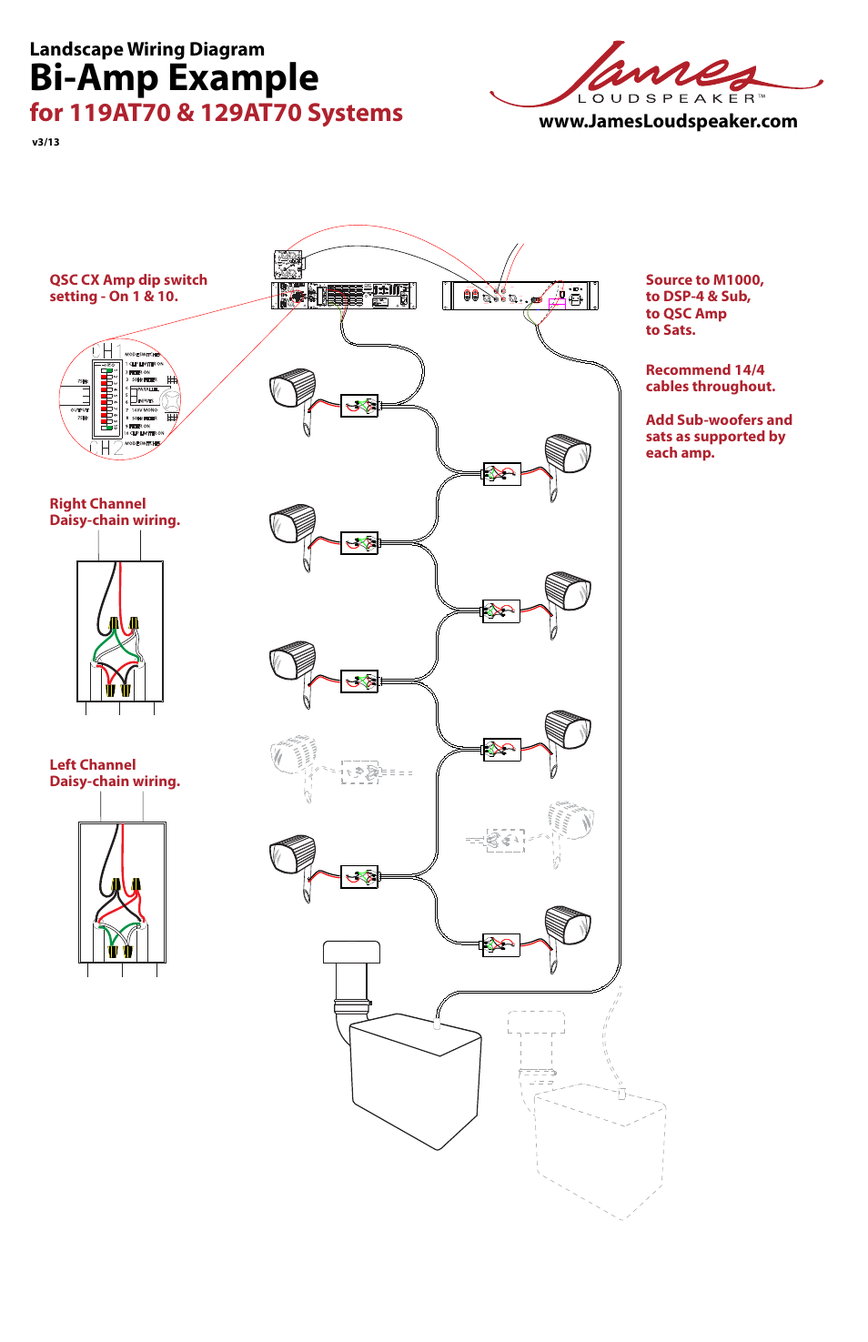 James Loudspeaker 119AT70 User Manual | 1 page