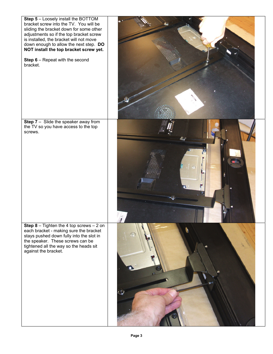 James Loudspeaker PL SERIES LCR (For shipped after July 15, 2010) User Manual | Page 3 / 5