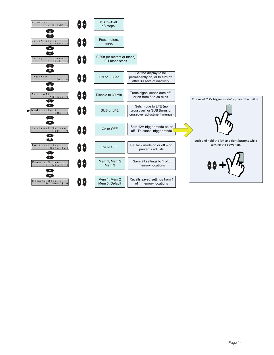 James Loudspeaker M1000 User Manual | Page 14 / 19