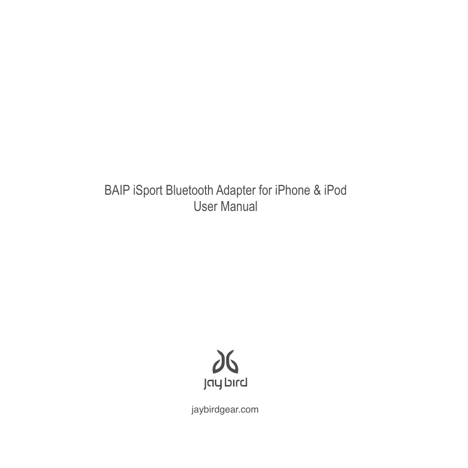 JayBird BAIP v.1 User Manual | Page 9 / 9