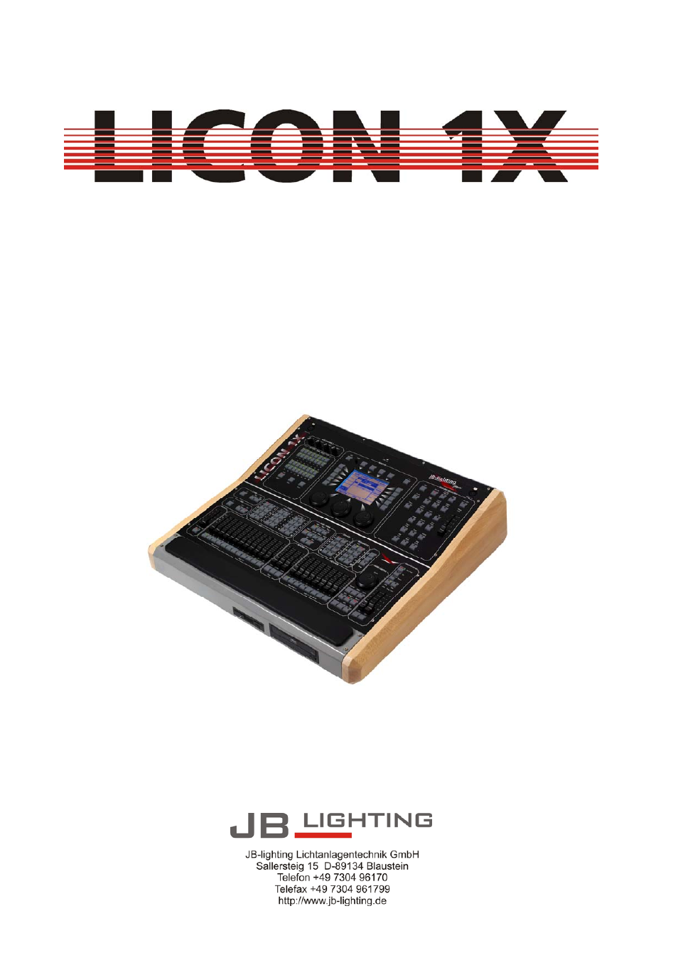 JB-Lighting Licon 1X User Manual | 129 pages