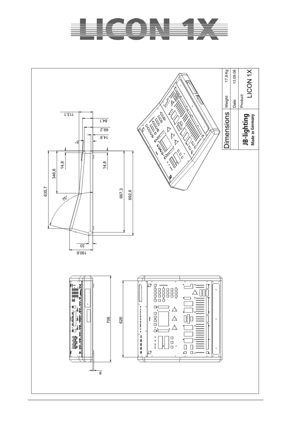 JB-Lighting Licon 1X User Manual | Page 127 / 129