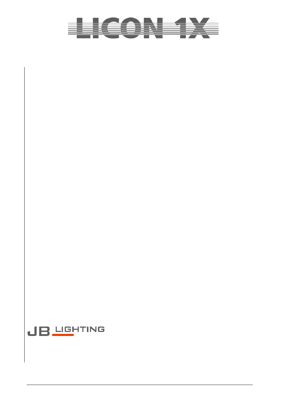 Licon 1x for hire | JB-Lighting Licon 1X User Manual | Page 128 / 129