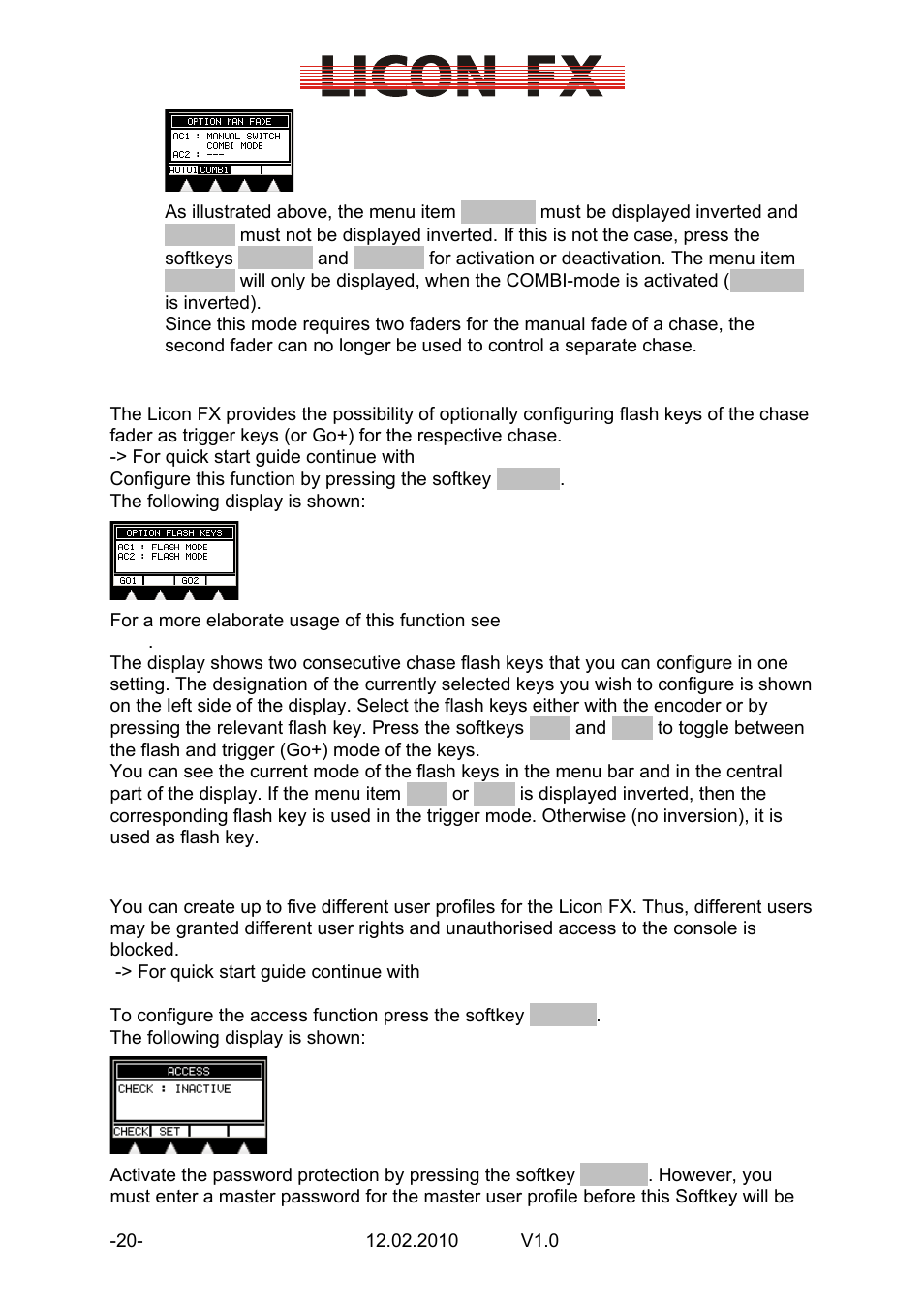 JB-Lighting Licon FX User Manual | Page 20 / 44