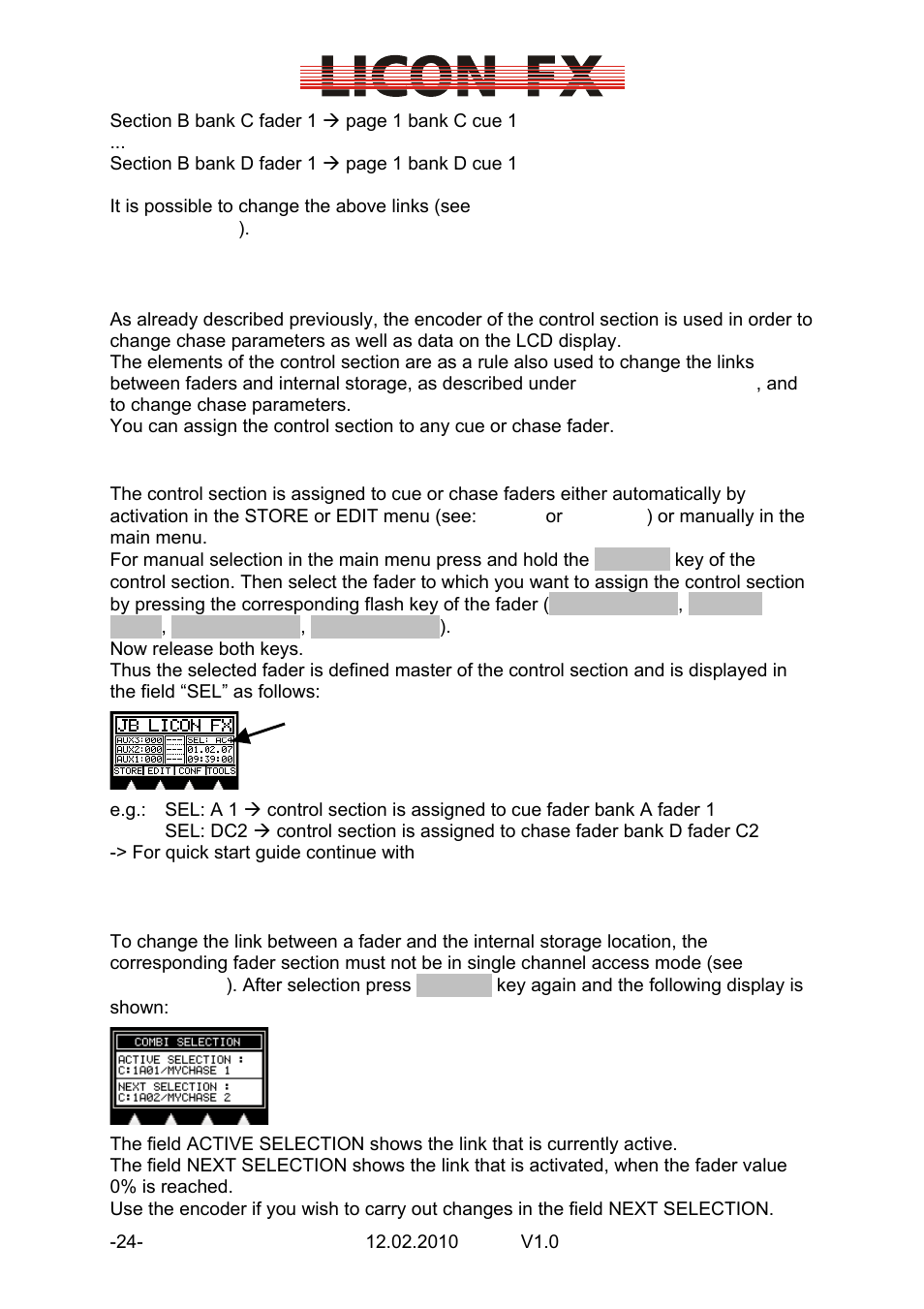 JB-Lighting Licon FX User Manual | Page 24 / 44