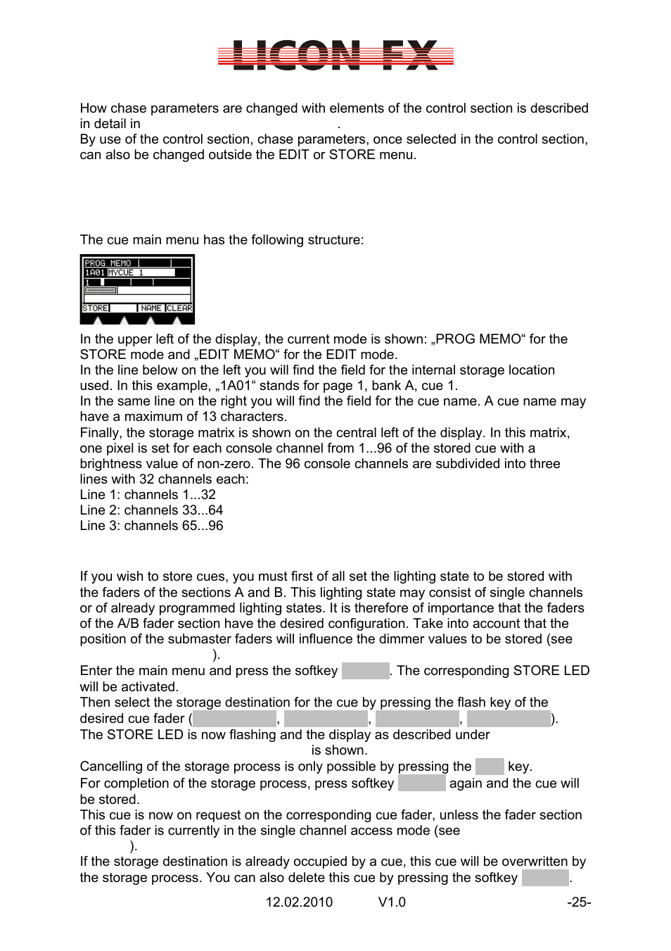5 cues | JB-Lighting Licon FX User Manual | Page 25 / 44