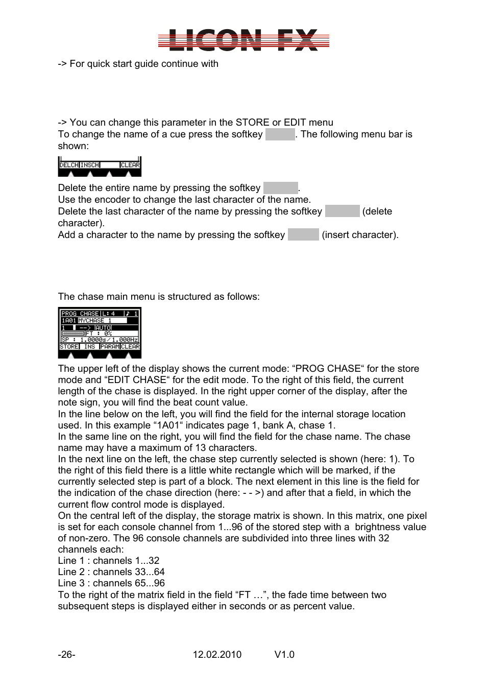 6 chases | JB-Lighting Licon FX User Manual | Page 26 / 44