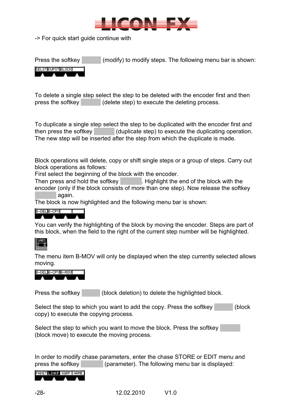 JB-Lighting Licon FX User Manual | Page 28 / 44