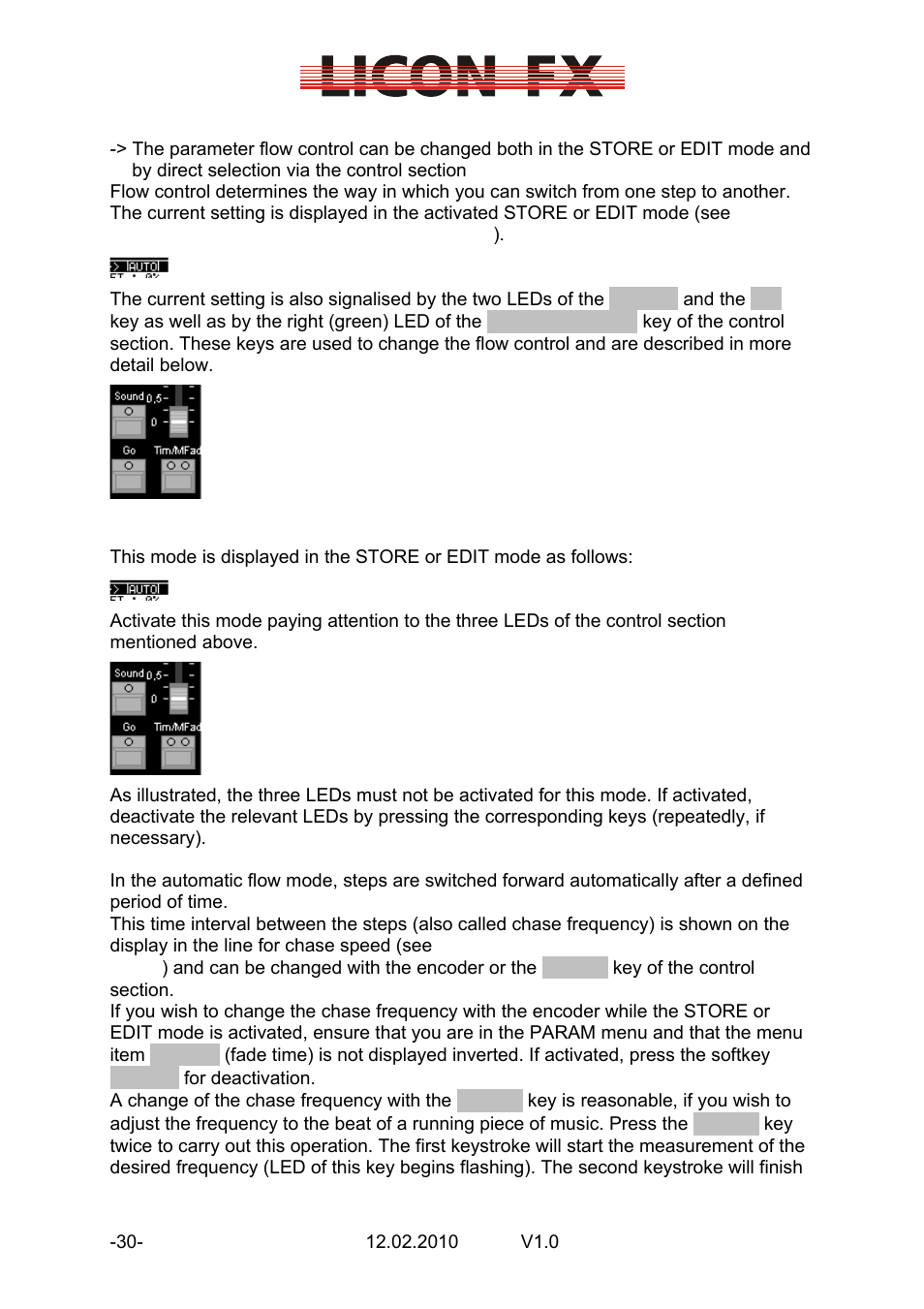 JB-Lighting Licon FX User Manual | Page 30 / 44