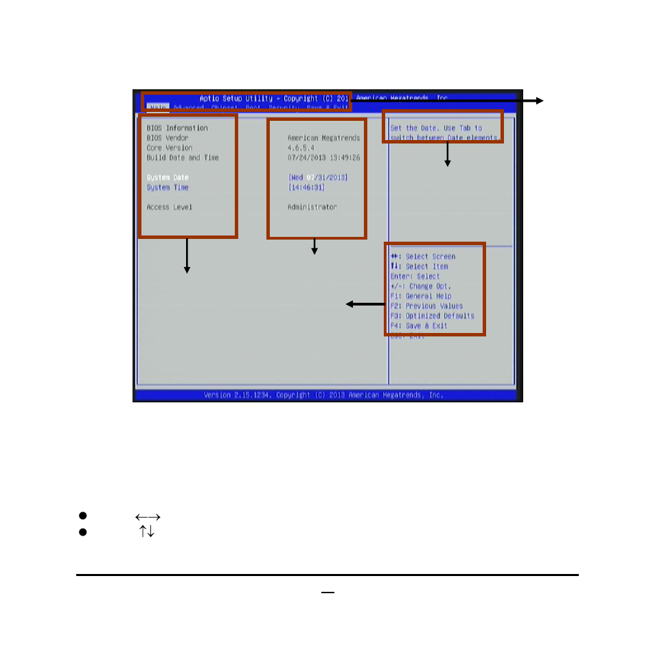 2 bios menu screen, 3 function keys | Jetway Computer NF9J User Manual | Page 28 / 46