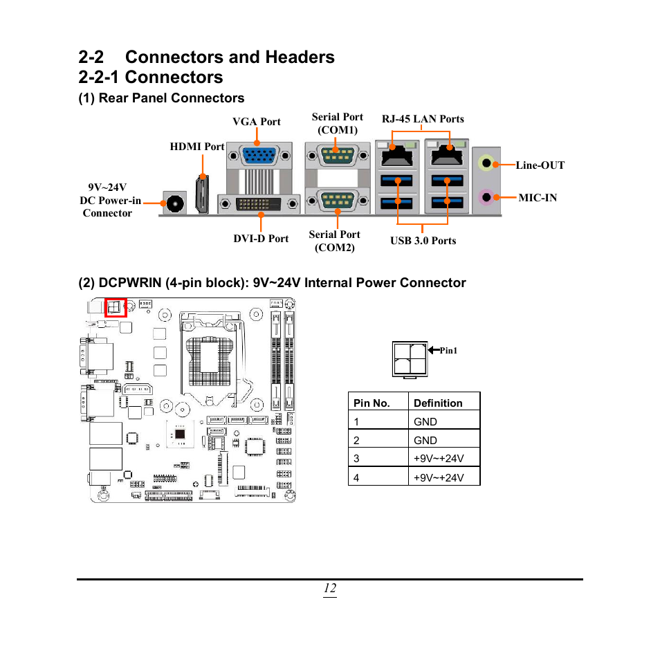 2 connectors and headers 2-2-1 connectors | Jetway Computer NF9QU User Manual | Page 17 / 44