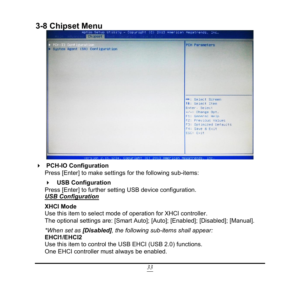8 chipset menu | Jetway Computer NF9QU User Manual | Page 38 / 44