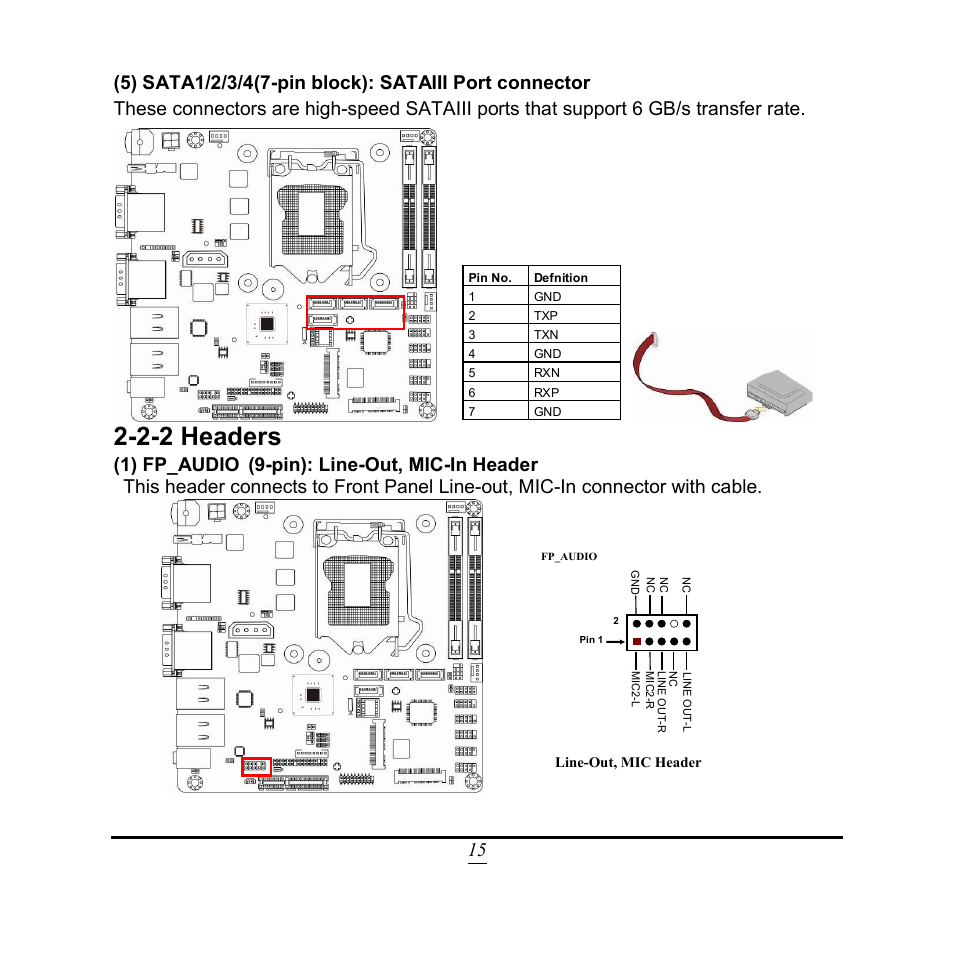 2-2 headers | Jetway Computer NF9Q User Manual | Page 20 / 48