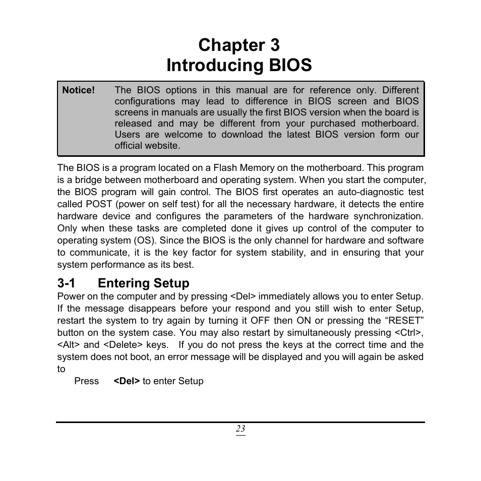 Chapter 3 introducing bios | Jetway Computer NF9Q User Manual | Page 28 / 48