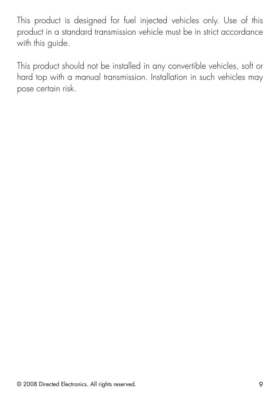 CLIFFORD Responder LC 50.7X User Manual | Page 9 / 60
