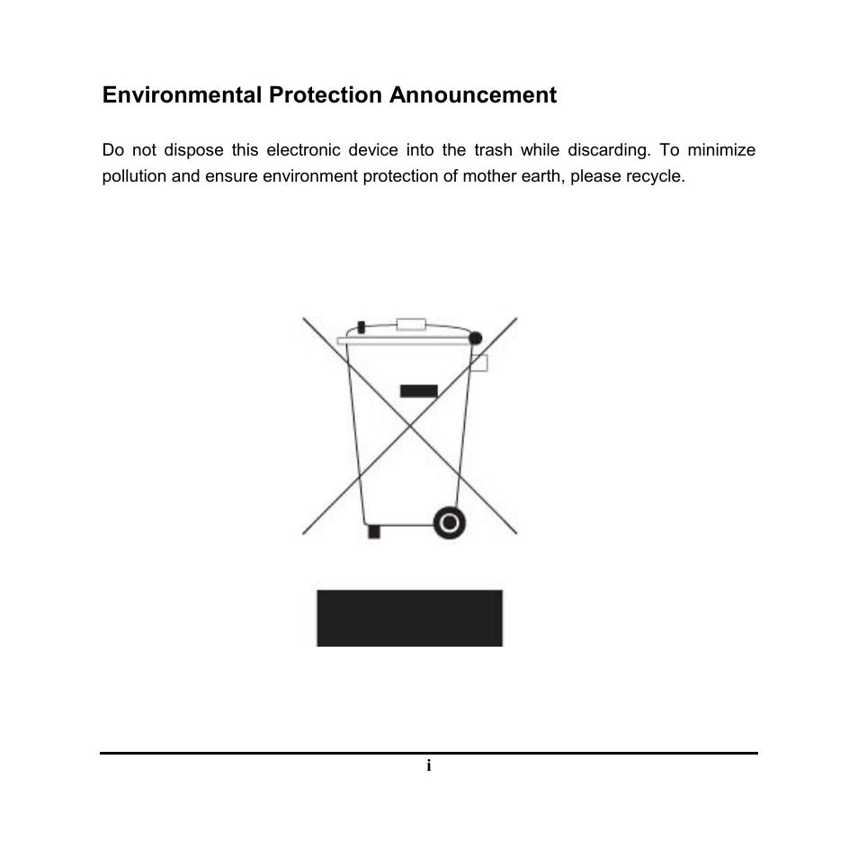Environmental protection announcement | Jetway Computer NC9VL User Manual | Page 2 / 43