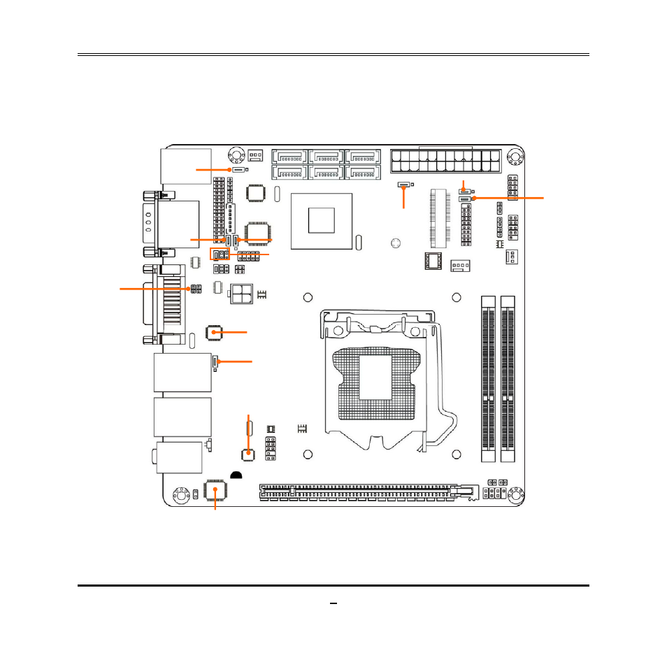 Motherboard jumper position | Jetway Computer NF9E User Manual | Page 10 / 47