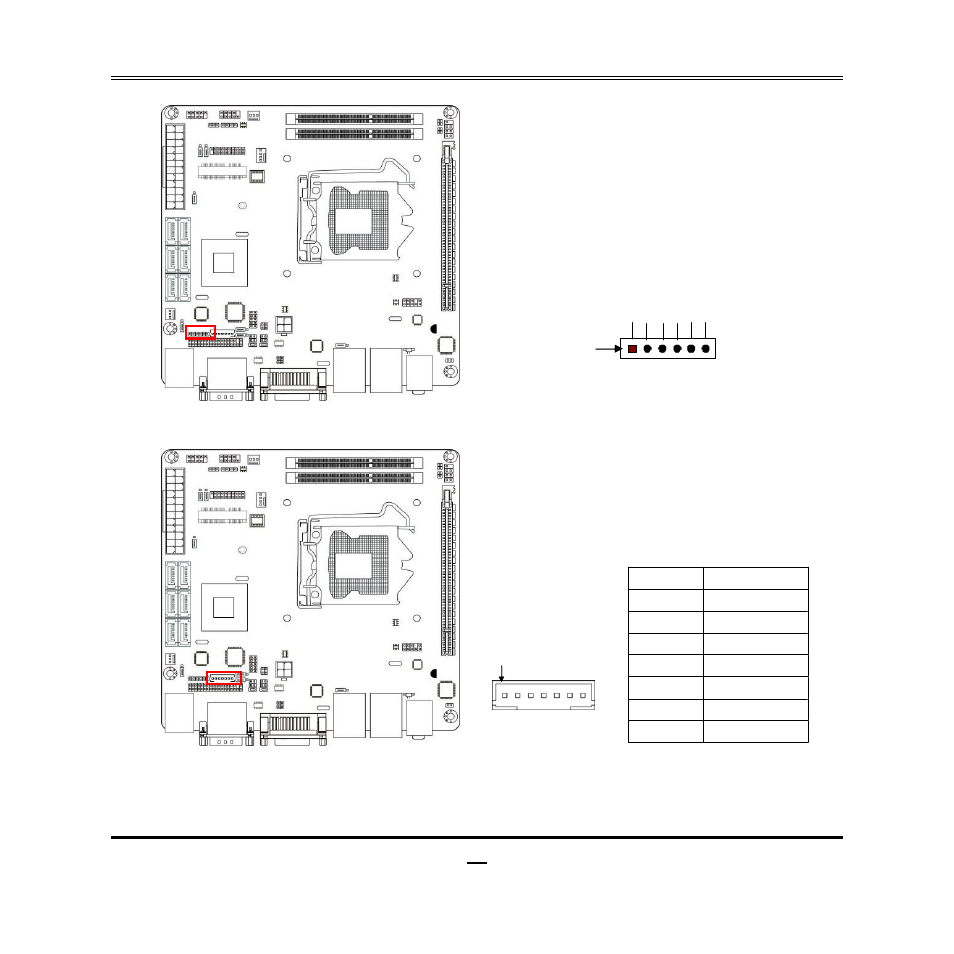 3) inverter (7-pin): lvds inverter header | Jetway Computer NF9E User Manual | Page 21 / 47
