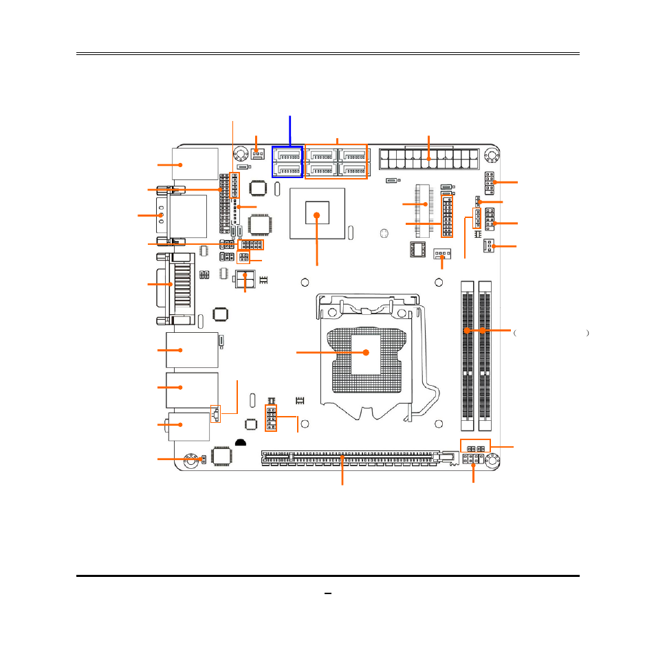 Motherboard internal diagram | Jetway Computer NF9E User Manual | Page 9 / 47