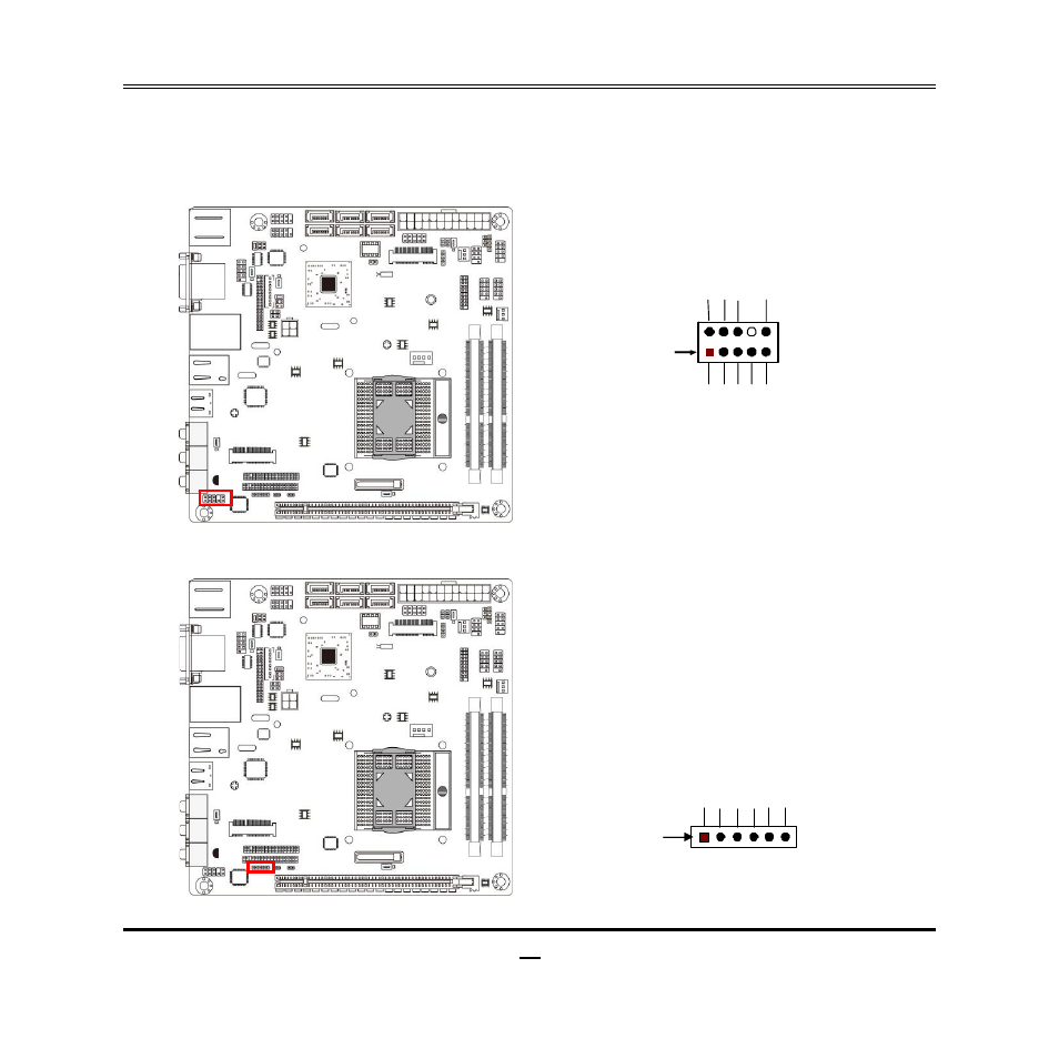 2-2 headers, 2) kbms (6-pin): ps/2 keyboard & mouse header | Jetway Computer NF9G User Manual | Page 20 / 48