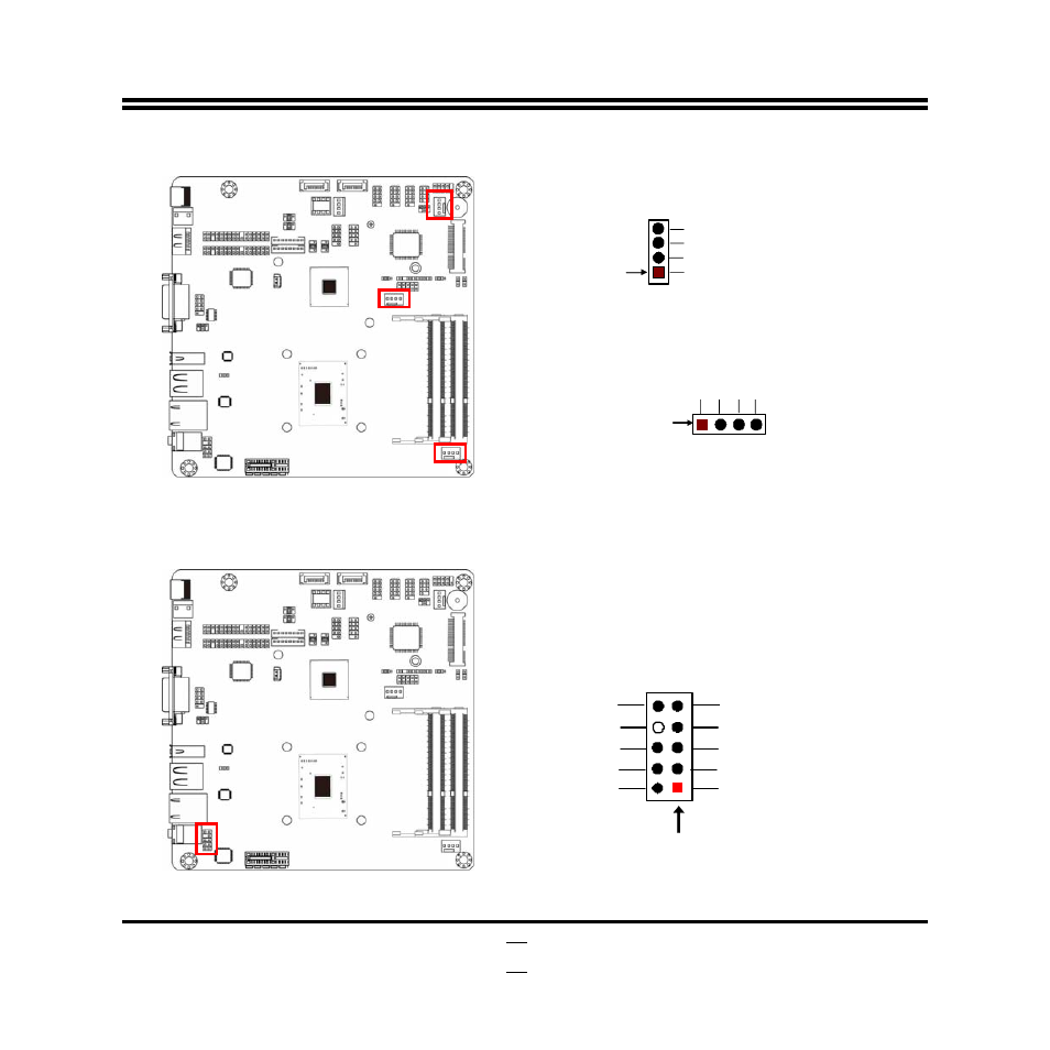 2-2 headers, 1) fp_audio (9-pin): front panel audio | Jetway Computer NF9KC User Manual | Page 23 / 51