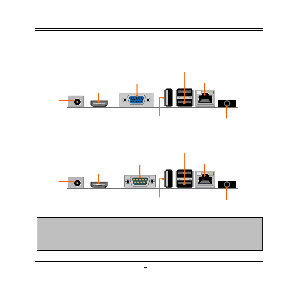 3 layout diagram nf9kv rear io diagram, Nf9kc rear io diagram | Jetway Computer NF9KC User Manual | Page 9 / 51