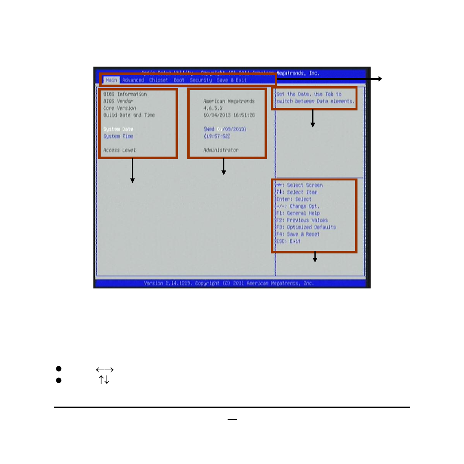 2 bios menu screen, 3 function keys | Jetway Computer NC9T User Manual | Page 32 / 49