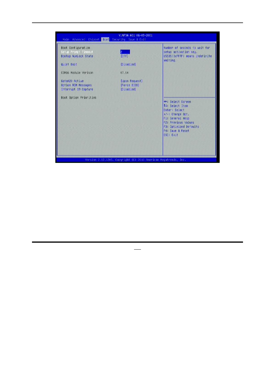 9 boot menu | Jetway Computer NF9A User Manual | Page 39 / 41