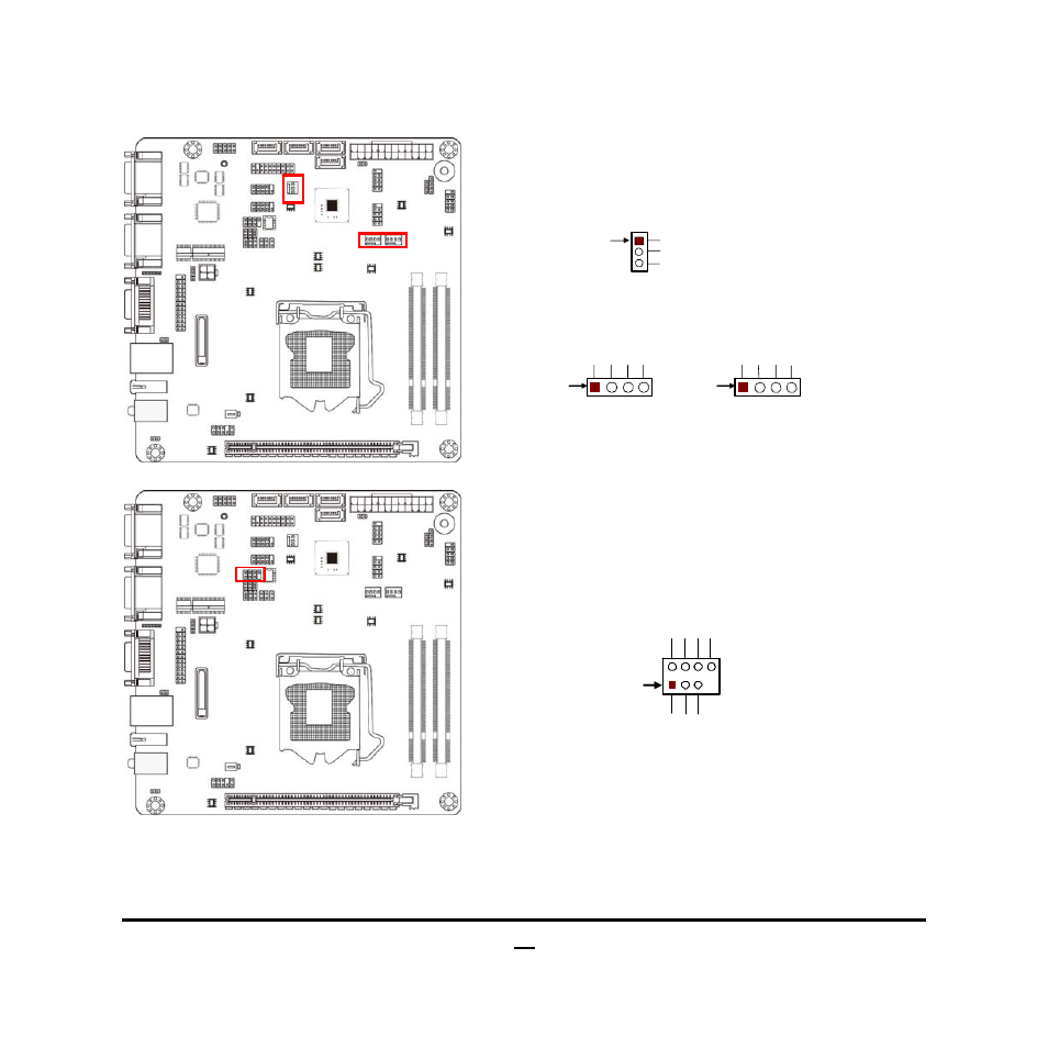 10) cir (4-pin): cir header, Cir header, Fan headers | Jetway Computer NF9F User Manual | Page 21 / 44