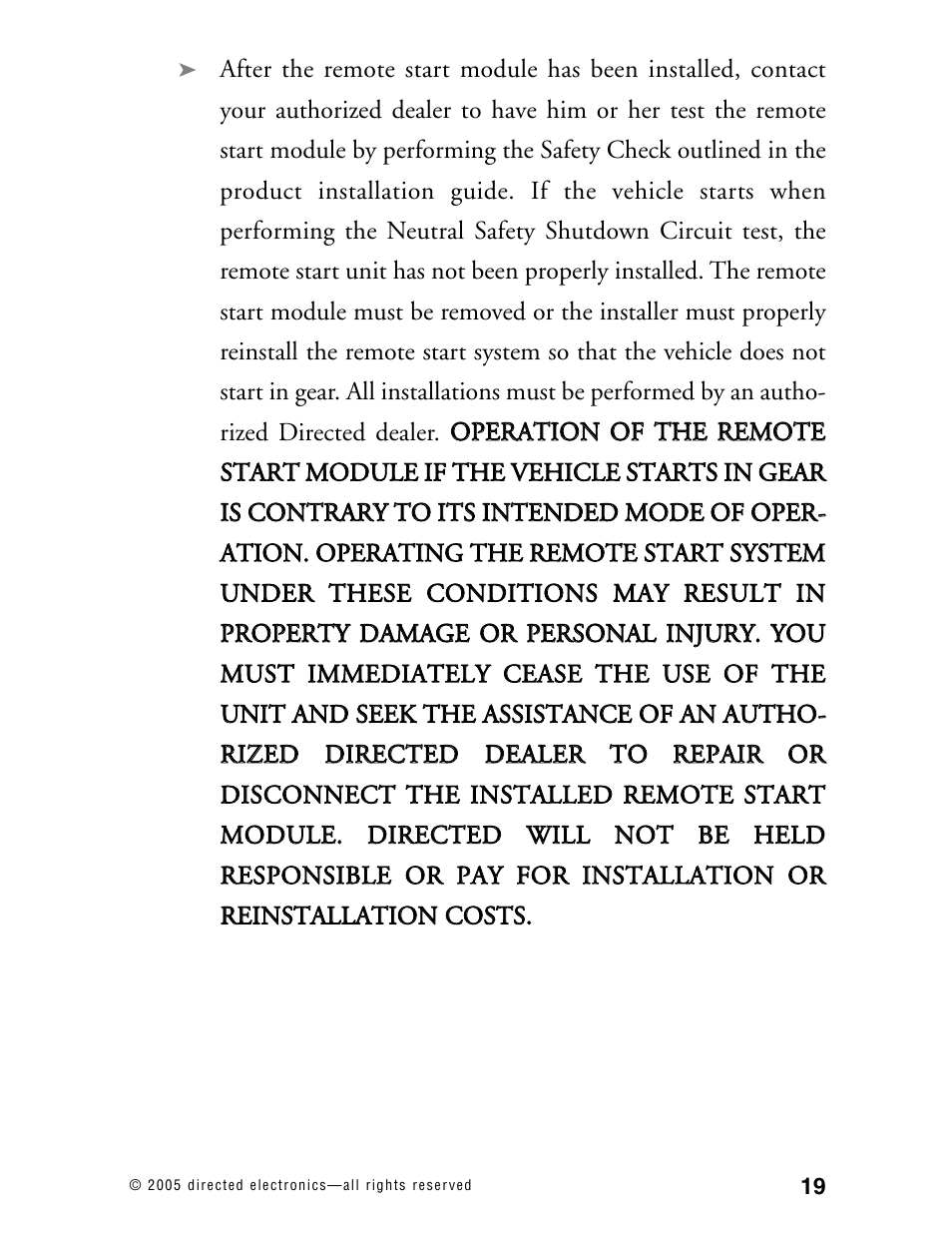 CLIFFORD Model RSX3.5 User Manual | Page 22 / 57