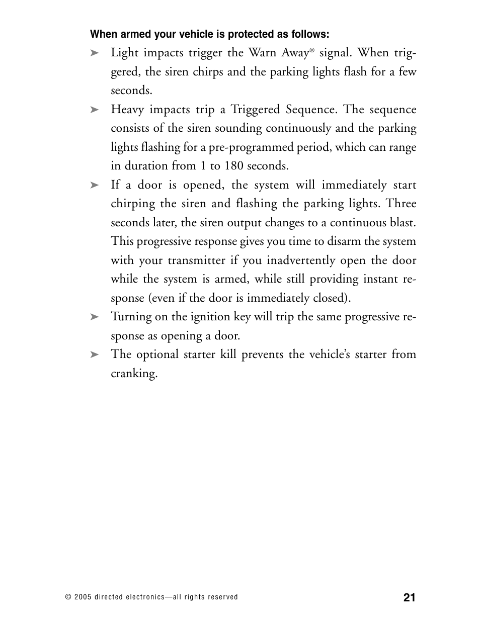 CLIFFORD Model RSX3.5 User Manual | Page 24 / 57