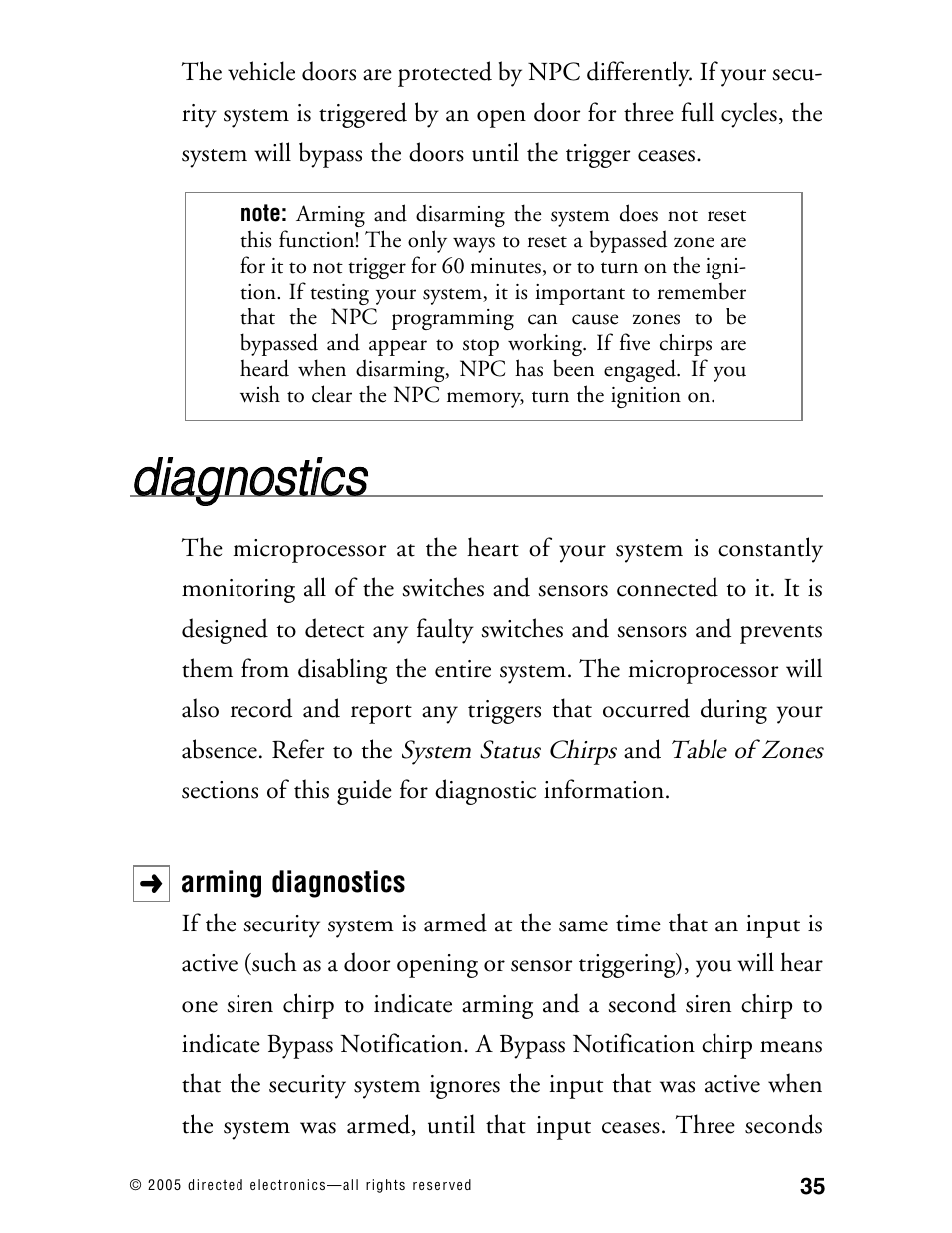 Ddiia ag gn no ossttiic css | CLIFFORD Model RSX3.5 User Manual | Page 38 / 57