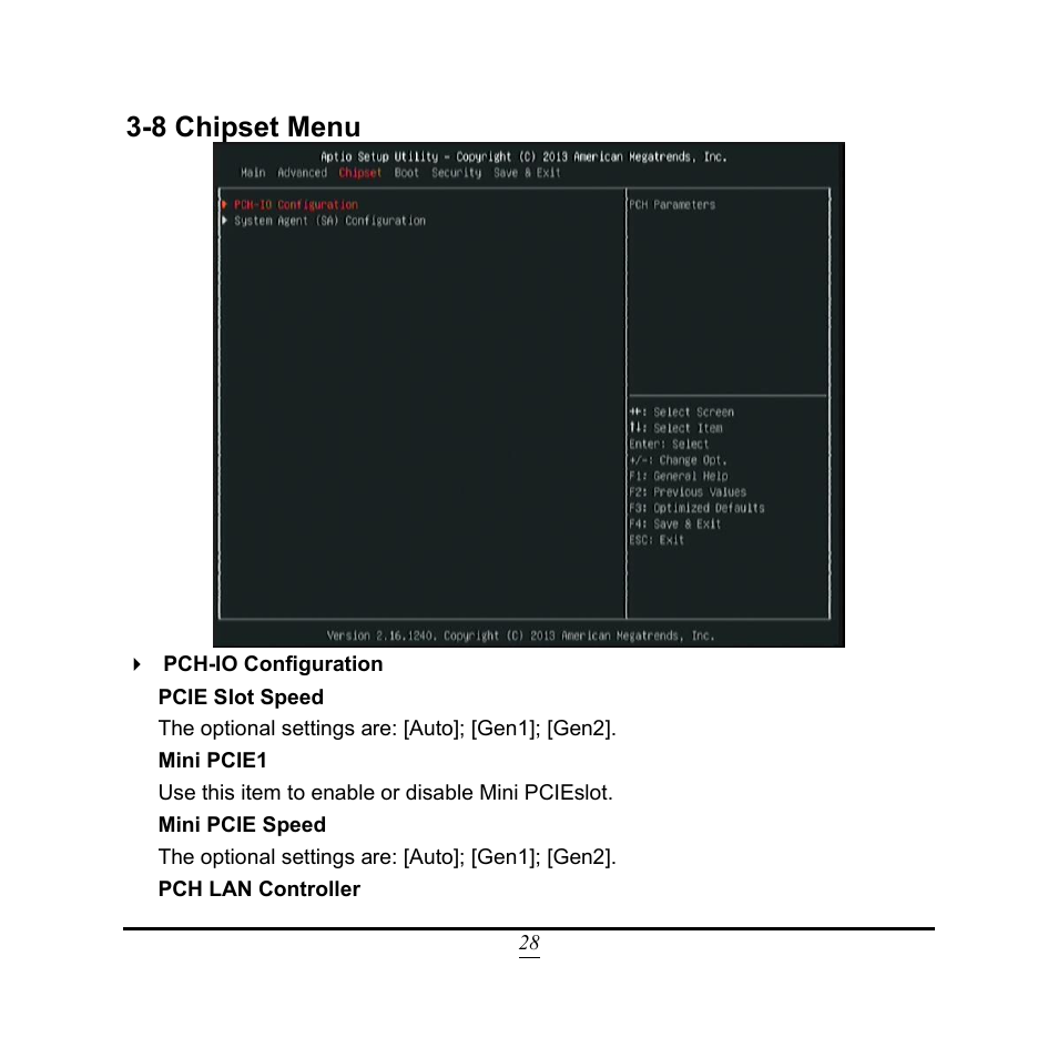 8 chipset menu | Jetway Computer NC9FL User Manual | Page 33 / 40