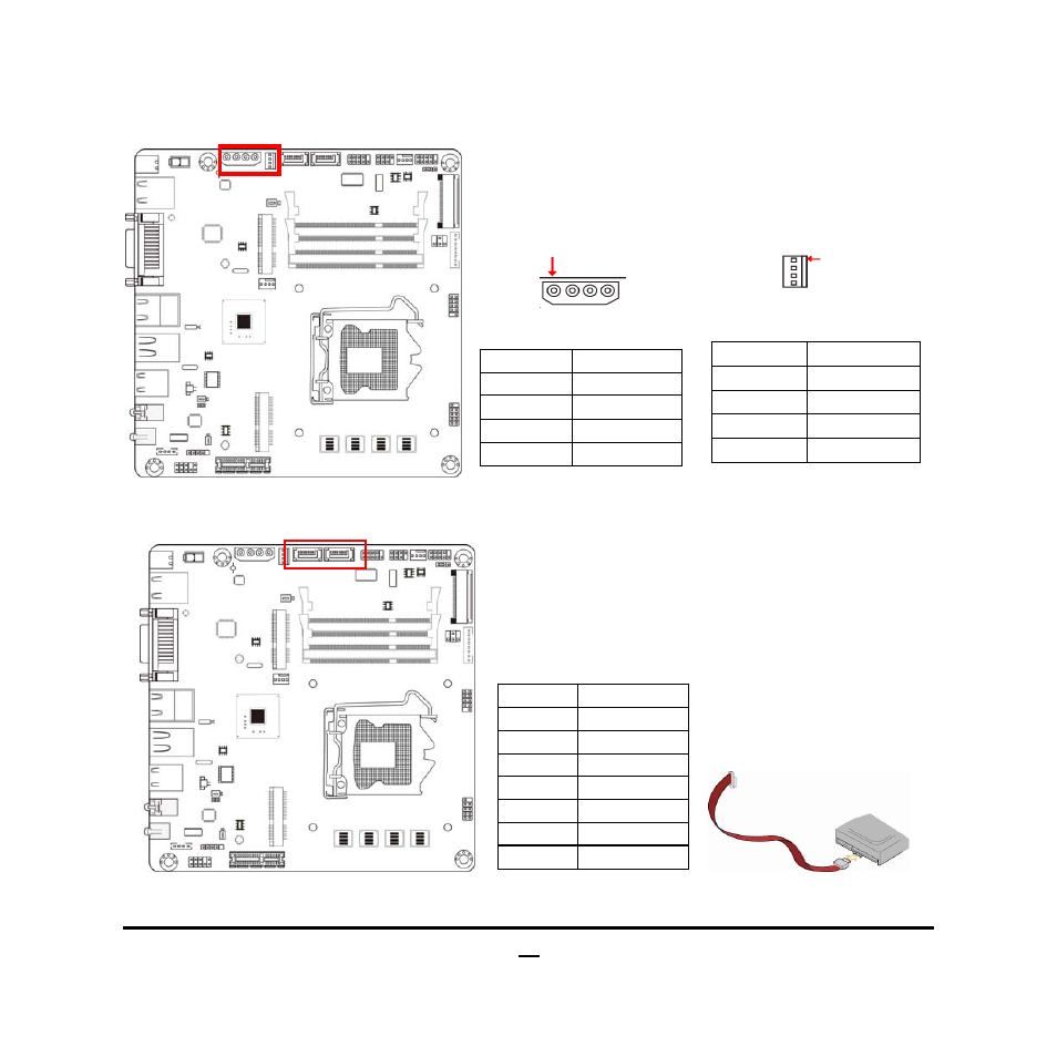 4) sata1/sata2(7-pin): sata ii port connector | Jetway Computer NC9F User Manual | Page 17 / 40