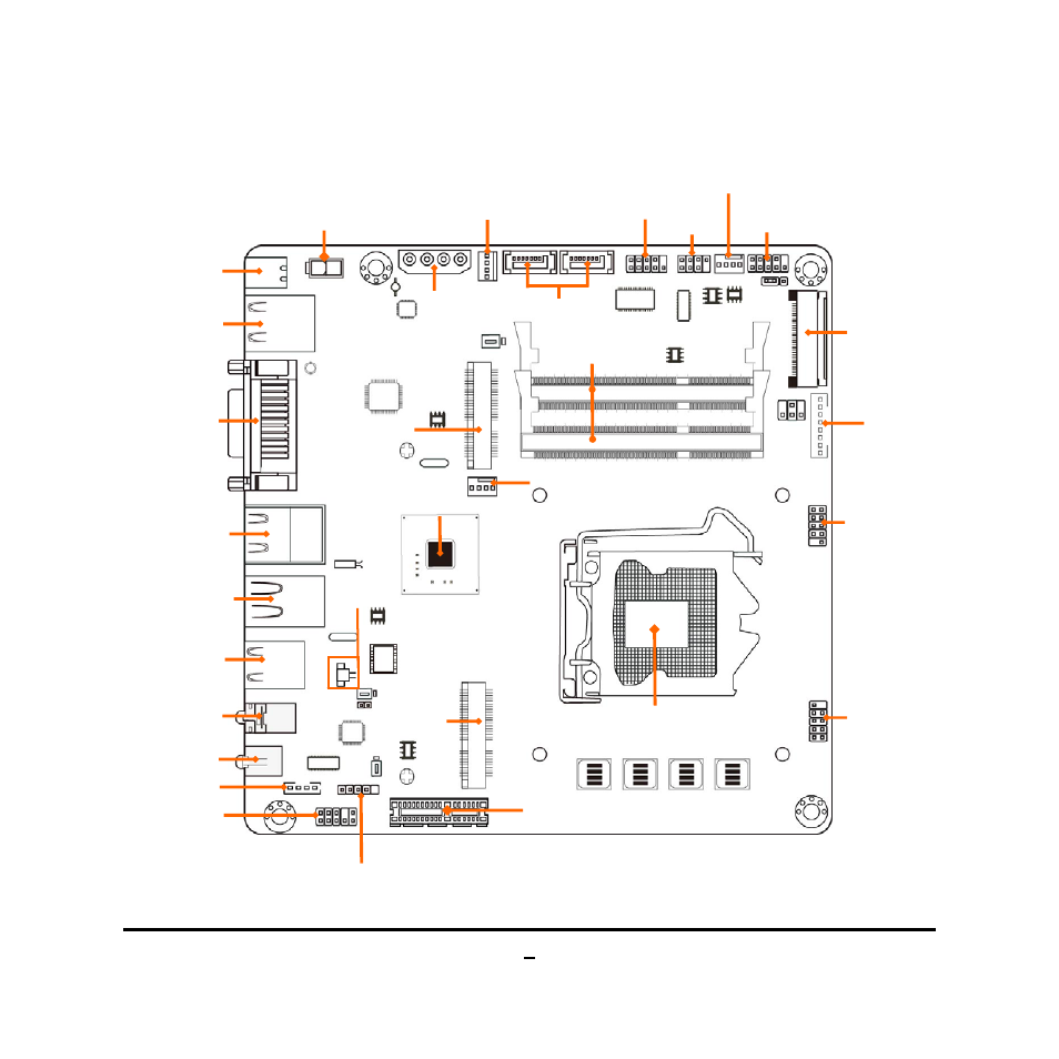 Motherboard internal diagram-front | Jetway Computer NC9F User Manual | Page 9 / 40