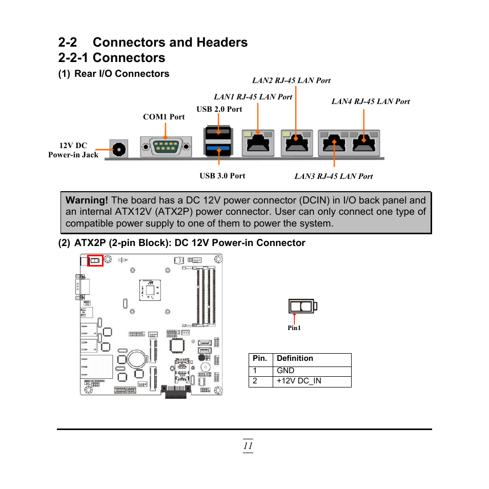 2 connectors and headers, 2-1 connectors, 2 connectors and headers 2-2-1 connectors | Jetway Computer NF9HG User Manual | Page 16 / 40