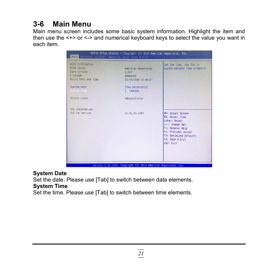 6 main menu | Jetway Computer NF9HG User Manual | Page 26 / 40