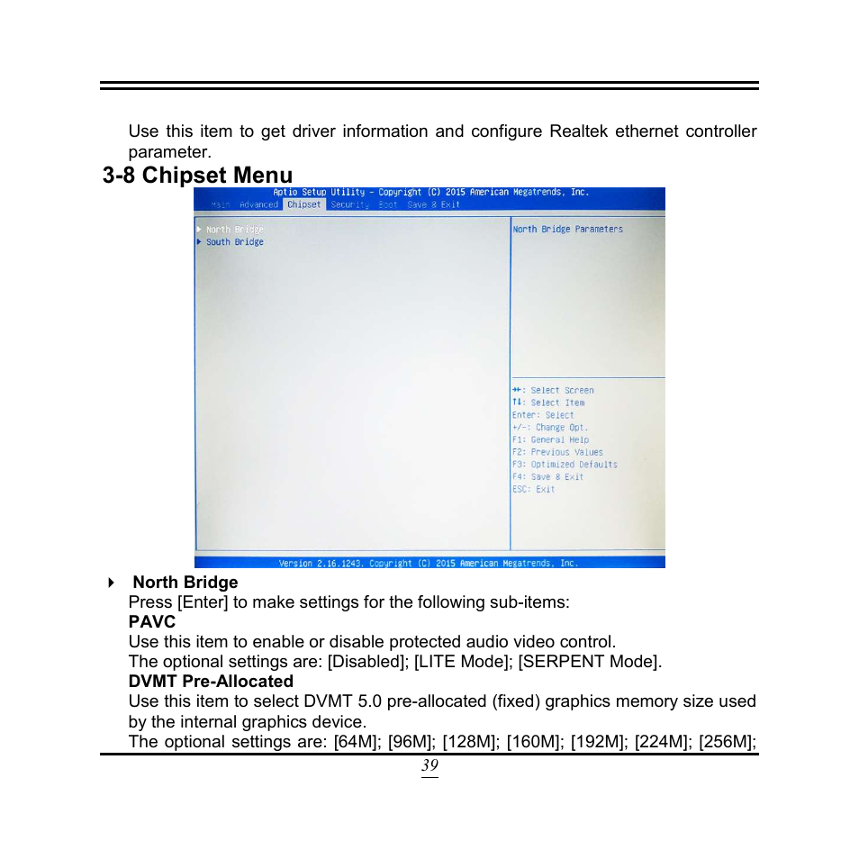 8 chipset menu | Jetway Computer NF9W User Manual | Page 44 / 50
