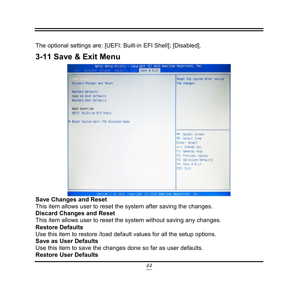11 save & exit menu | Jetway Computer NF9W User Manual | Page 49 / 50