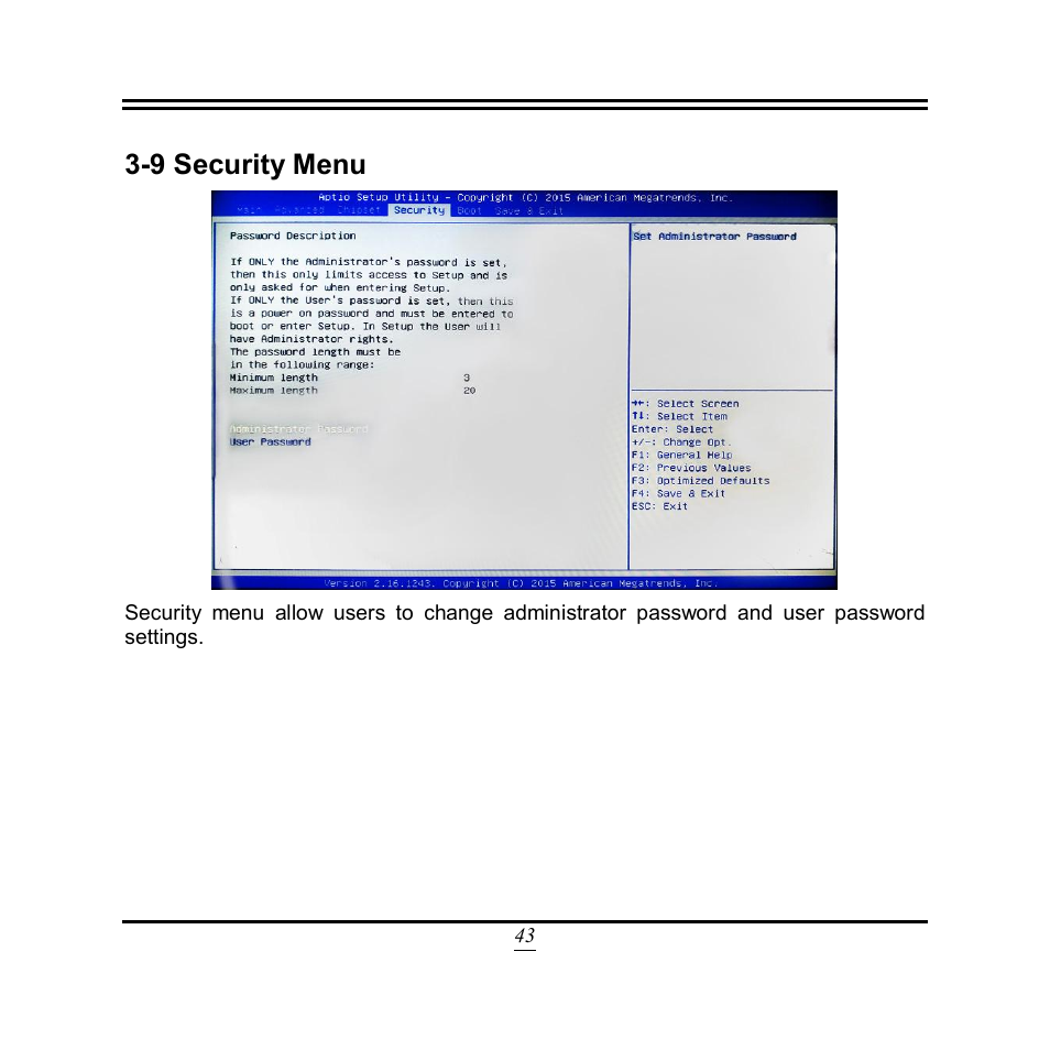 9 security menu | Jetway Computer NF9VT User Manual | Page 48 / 50
